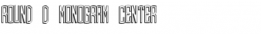 Download Round_3D_Monogram_Center Font