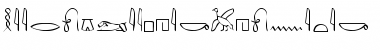 Hieroglyphic Regular Font