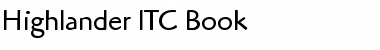 Download Highlander ITC Font Download Highlander ITC Font