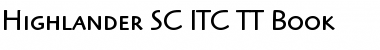 Download Highlander SC ITC TT Font Download Highlander SC ITC TT Font