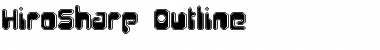 Download HiroSharp Font Download HiroSharp Font
