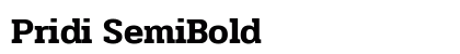 Pridi SemiBold Preview