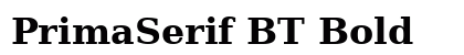 PrimaSerif BT Bold preview
