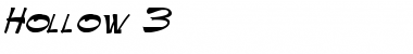 Download Hollow 3 Font Download Hollow 3 Font