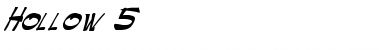 Download Hollow 5 Font Download Hollow 5 Font