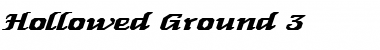 Download Hollowed Ground 3 Font Download Hollowed Ground 3 Font