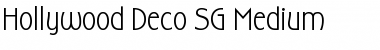 Download HollywoodDecoSGMedium Font Download HollywoodDecoSGMedium Font