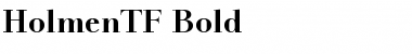 Download HolmenTF-Bold Font