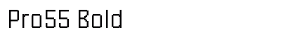 Pro55 Bold preview