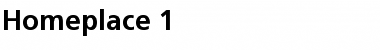 Download Homeplace 1 Font Download Homeplace 1 Font