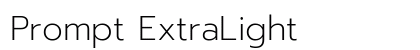 Prompt ExtraLight Preview