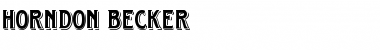 Download Horndon Becker Font