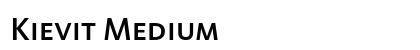 Kievit Medium Preview