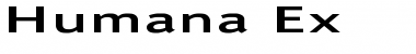 Download Humana Ex Font Download Humana Ex Font