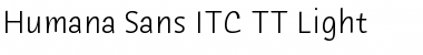 Download Humana Sans ITC TT Font