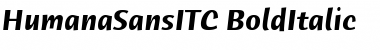 Download HumanaSansITC Font
