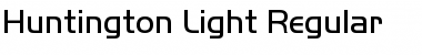 Huntington-Light Regular Font