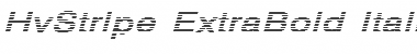 HvStripe-ExtraBold Italic Italic Font