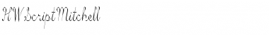 Download HWScriptMitchell Font
