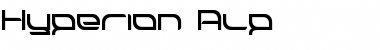 Hyperion Alp Font