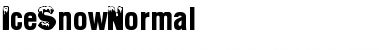 IceSnowNormal Medium Font