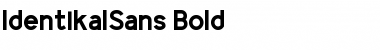 IdentikalSans Bold Font