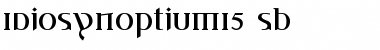 Download Idiosynoptium1.5 SB Font