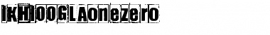 Download IKHIOOGLAonezero Font