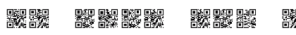 QR font tfb Regular preview