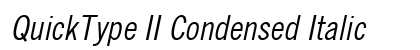 QuickType II Condensed Italic preview
