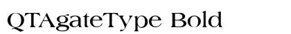 QTAgateType Bold preview