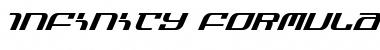 Infinity Formula Italic Italic Font