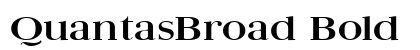 QuantasBroad Bold preview
