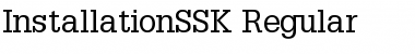 Download InstallationSSK Font