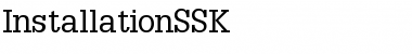 Download InstallationSSK Font