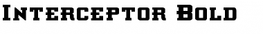 Interceptor Bold Bold Font