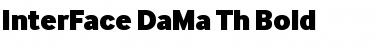 InterFace DaMa Th Bold Font