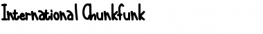 International Chunkfunk Regular Font