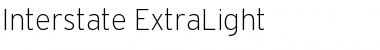 Interstate Regular Font