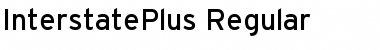 InterstatePlus Regular Font