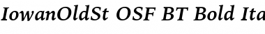 IowanOldSt OSF BT Bold Italic Font