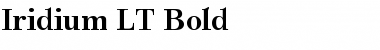 Iridium LT Regular Bold Font