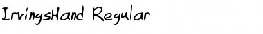Download IrvingsHand Font Download IrvingsHand Font