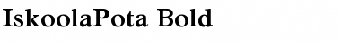 Iskoola Pota Bold Font