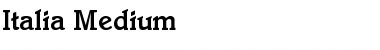 Download Italia-Medium Font Download Italia-Medium Font