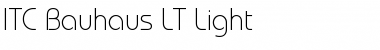 Bauhaus LT Light Regular Font