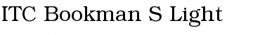 Bookman S Light Font