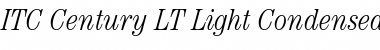 Download ITCCentury LT LightCond Font