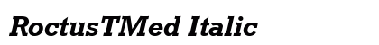RoctusTMed Italic preview