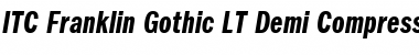 ITCFranklinGothic LT BookCp Bold Italic Font